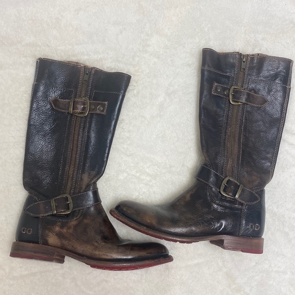 Bed Stu Shoes - Bed Stu Cobbler series Boots, original good year welt. Brown, zip up. Size 7.